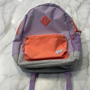 Hershel Classic Backpack Purple and Coral